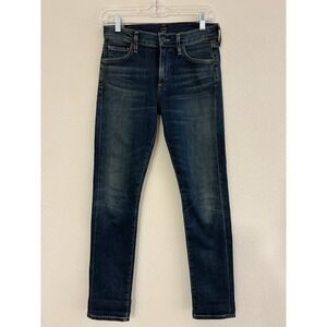 Citizens of Humanity Womens Denim Jeans Size 24 Agnes Mid Rise Slim Straight COH